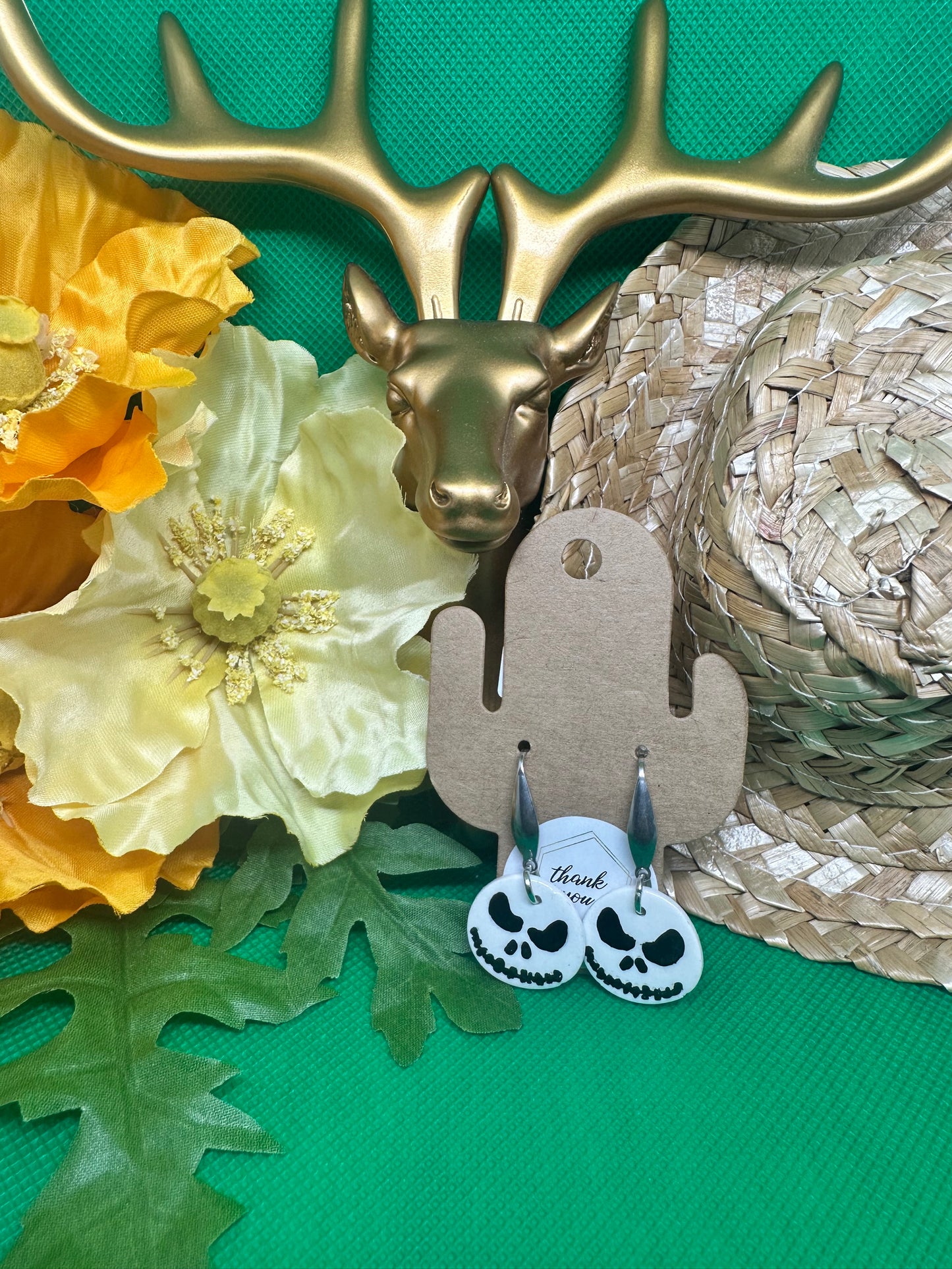 🎃pumpkin king dangle earrings🎃