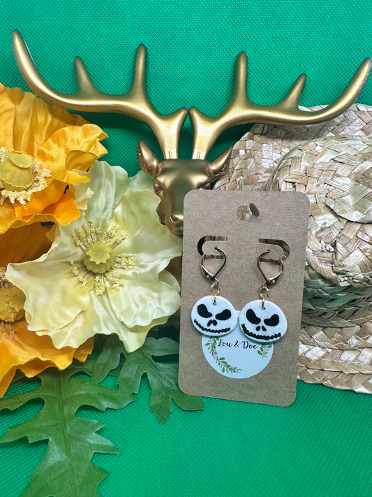 🎃pumpkin king dangle earrings in gold🎃