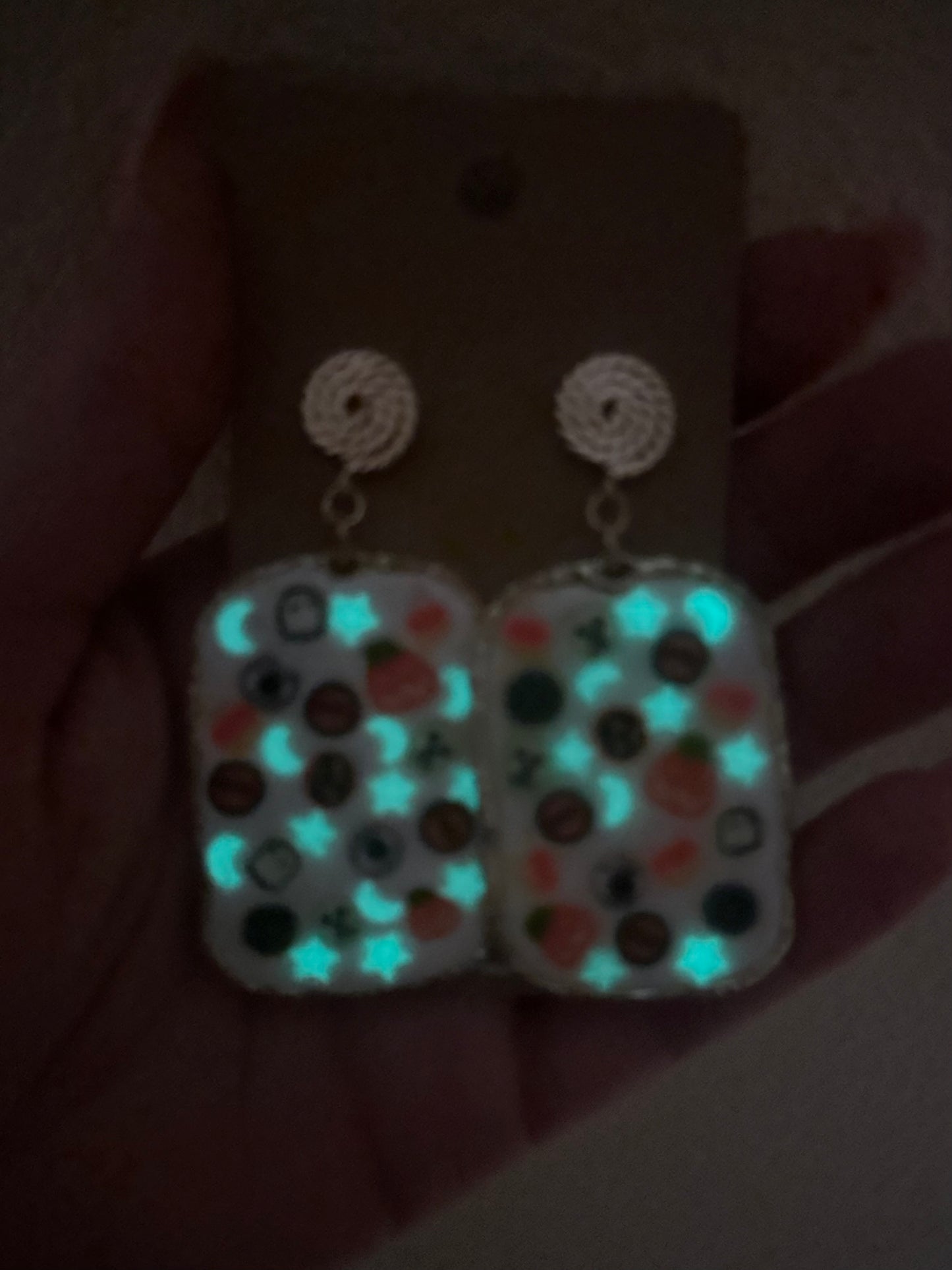 🎃XL gold fall glow earrings🎃