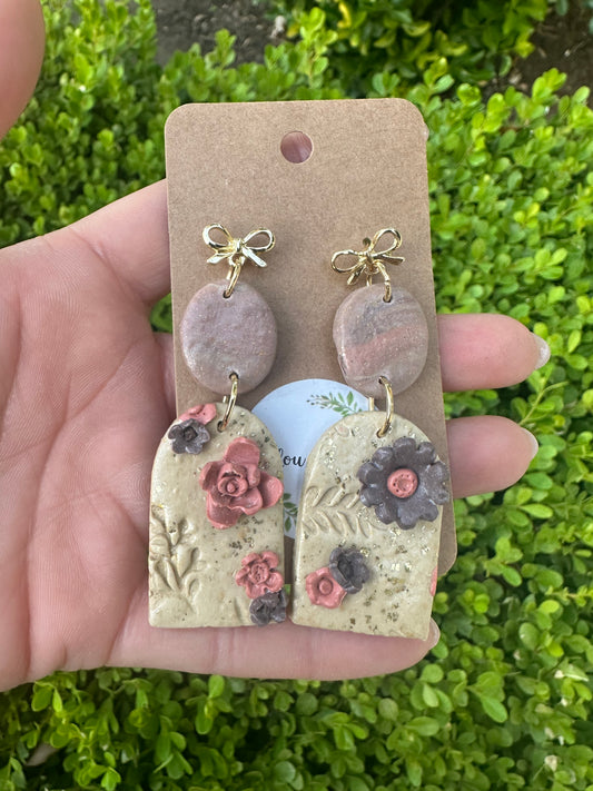 Medium clay earrings