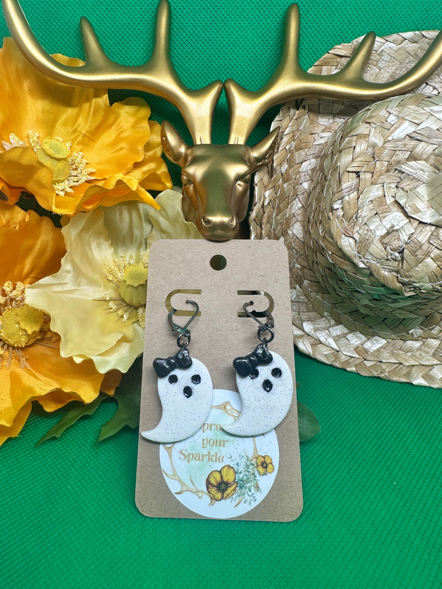 👻ghost dangle earrings👻